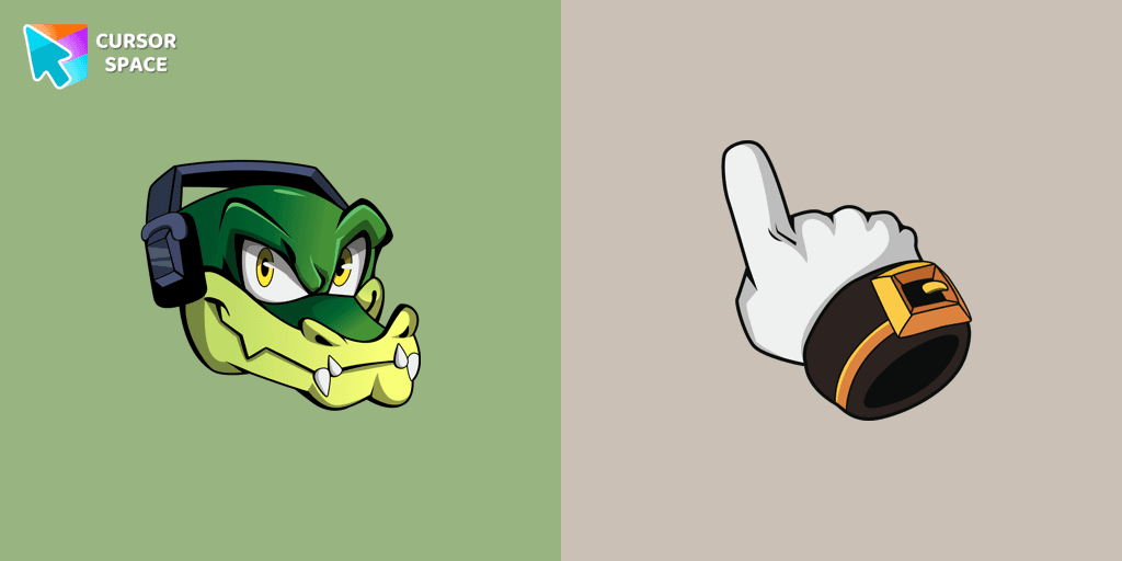 Vector the Crocodile cursor